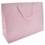 Euro Tint Tote Bag (16"x6"x12") (Rose) Custom Imprinted