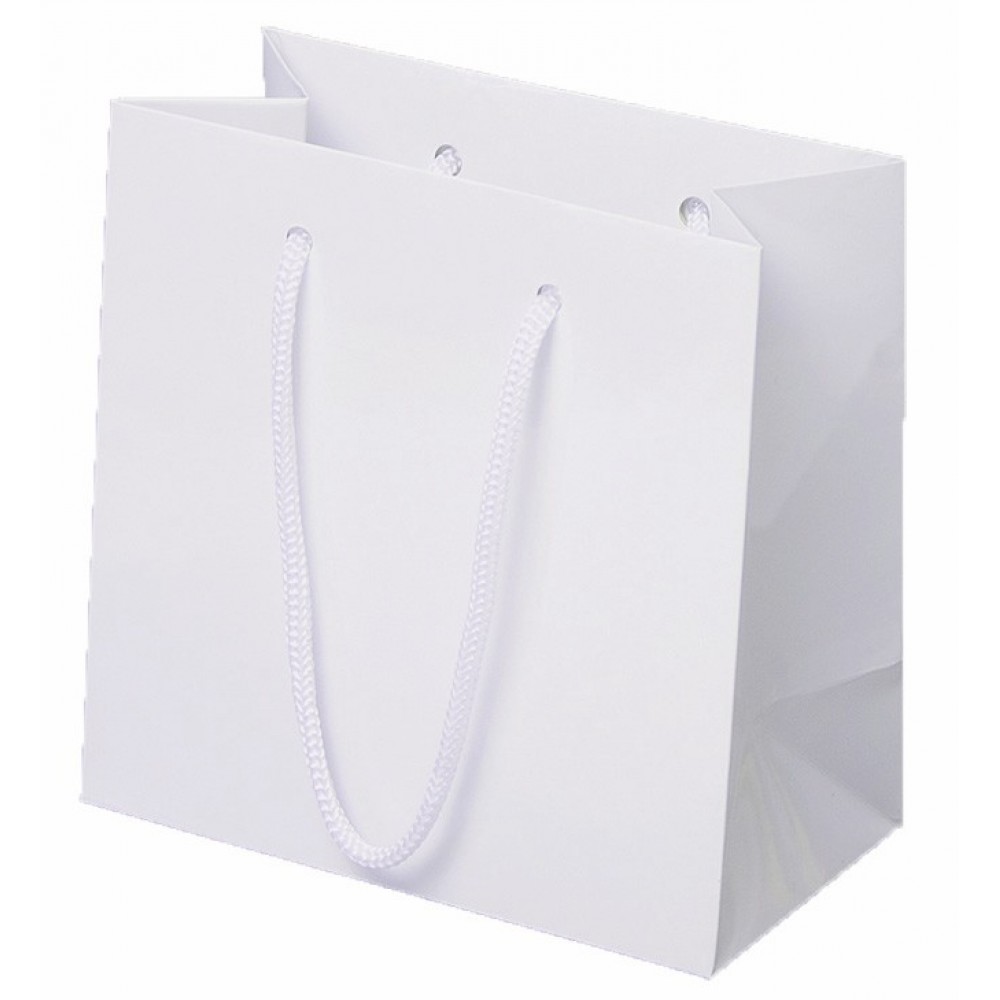 Gloss Finish Eurotote Bag (6.5"x3.5"x6.5") Custom Imprinted Gloss Finish Eurotote Bag (6.5"x3.5"x6.5") Custom Imprinted