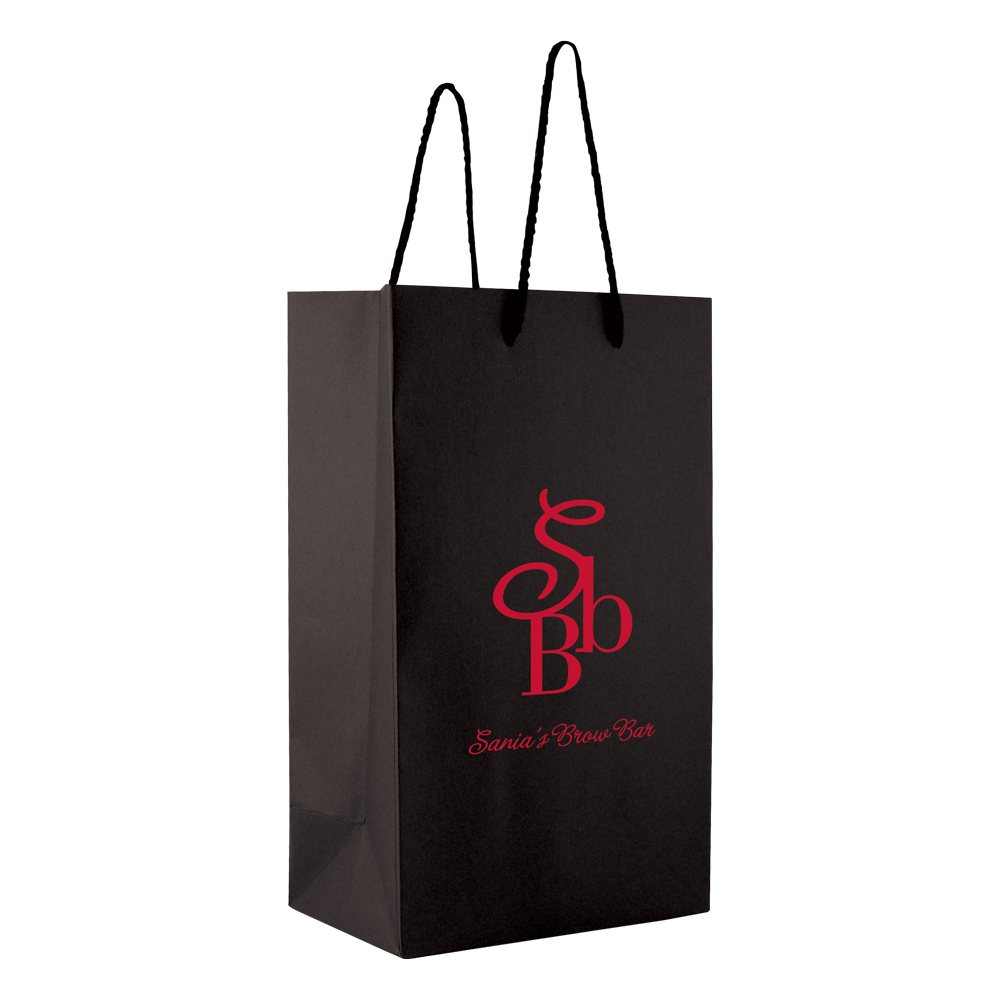 Textured Embossed Eurotote Bag (8"X4.75"X13.5") Logo Imprinted Textured Embossed Eurotote Bag (8"X4.75"X13.5") Logo Imprinted
