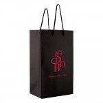 Textured Embossed Eurotote Bag (8"X4.75"X13.5") Logo Imprinted