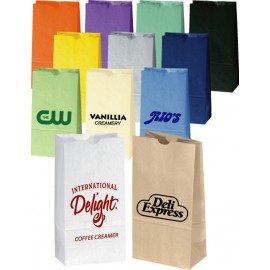 SOS Paper Bags (6.5"x4.0625"x13.1875") Custom Imprinted  SOS Paper Bags (6.5"x4.0625"x13.1875") Custom Imprinted