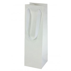 Full Color Cotton Twill Handle Eurotote Wine Bottle Bag (4"x4"x15") Logo Imprinted