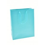 Euro Tint Tote Bag (8"x4"x10") (Robins Egg Blue) Custom Printed