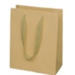 Premium Cotton Twill Handle Eurototes (20"x 6"x14") (Ink Printed) (Natural Kraft) Logo Imprinted