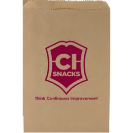 Custom Printed Paper Merchandise Bag (5"x3.5"x18")