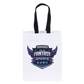 Ash Cotton Twill-Handle White Eurototes (Chromatic) Custom Printed