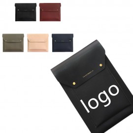 Leather Tablet Pouch iPad Laptop Case Custom Printed