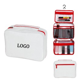 Dupont Paper Toiletry Bag With Hanging Hook Custom Printed