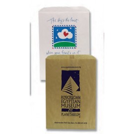 Custom Imprinted Natural Merchandise Bag (7 1/2"x10 1/2")