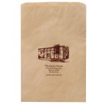 Custom Printed Natural Kraft Paper Merchandise Bag (16"x3 1/2"x24") - Flexo Ink
