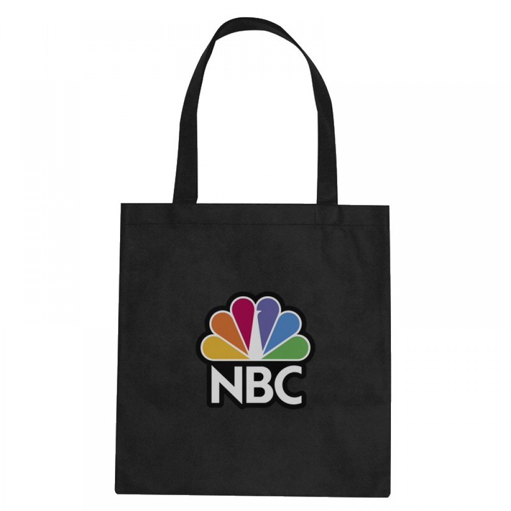 Custom Imprinted Economy Grocery Tote with heat transfer logo