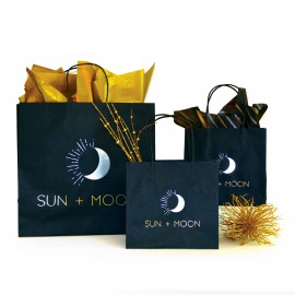 Custom Printed Turn Top Paper Shopper  Custom Printed Turn Top Paper Shopper