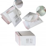 Logo Imprinted White Self Sealing Bubble Mailers