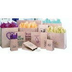 Short Run Natural Kraft Paper Shopping Bag (24"x7 1/4"x18 3/4") Custom Imprinted