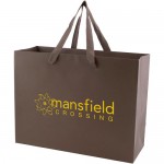 Logo Imprinted Tinted Kraft Eurotote Bag (13"x5"x10")