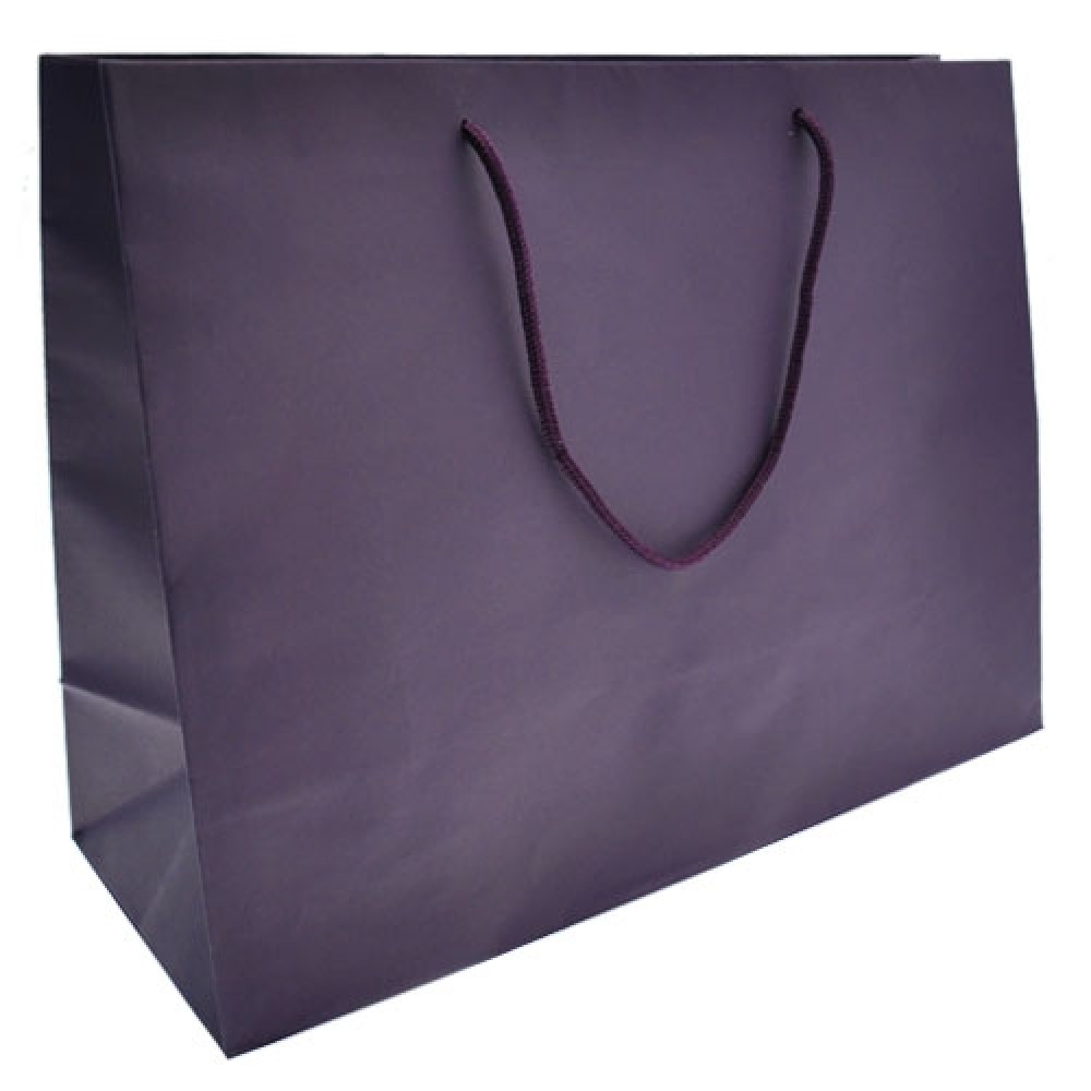 Euro Tint Tote Bag (16"x6"x12") (Eggplant) Custom Imprinted Euro Tint Tote Bag (16"x6"x12") (Eggplant) Custom Imprinted