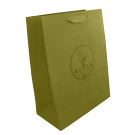 Custom Printed Premium Cotton Twill Handle Eurototes (10"x5"x13") (Ink Printed) (Aruba Green)