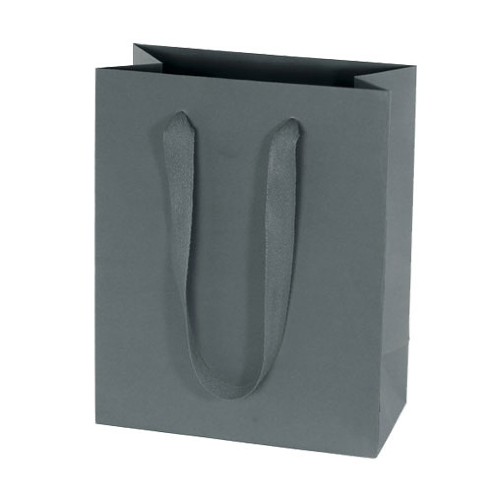 Custom Imprinted Premium Cotton Twill Handle Eurototes (5"x4"x6") (Hot Stamped) (Gray) Custom Imprinted Premium Cotton Twill Handle Eurototes (5"x4"x6") (Hot Stamped) (Gray)