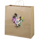 Eco Duke Kraft-Brown Shopper Bag (Brilliance-Matte Finish) Custom Printed