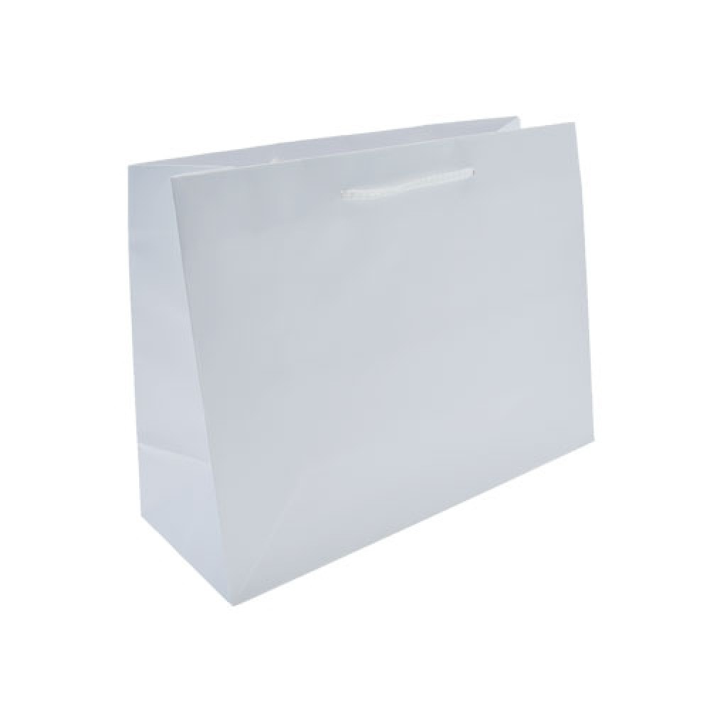 Aubrey Collection Eurotote Bag (10"x5"x13") (Silver) Logo Imprinted Aubrey Collection Eurotote Bag (10"x5"x13") (Silver) Logo Imprinted