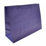 Colored Matte Finish Eurotote Bag (16"x6"x12") (Purple) Custom Imprinted