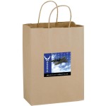 Custom Printed Paper Shopping Bags 10x5x13 Printed Four Color Process