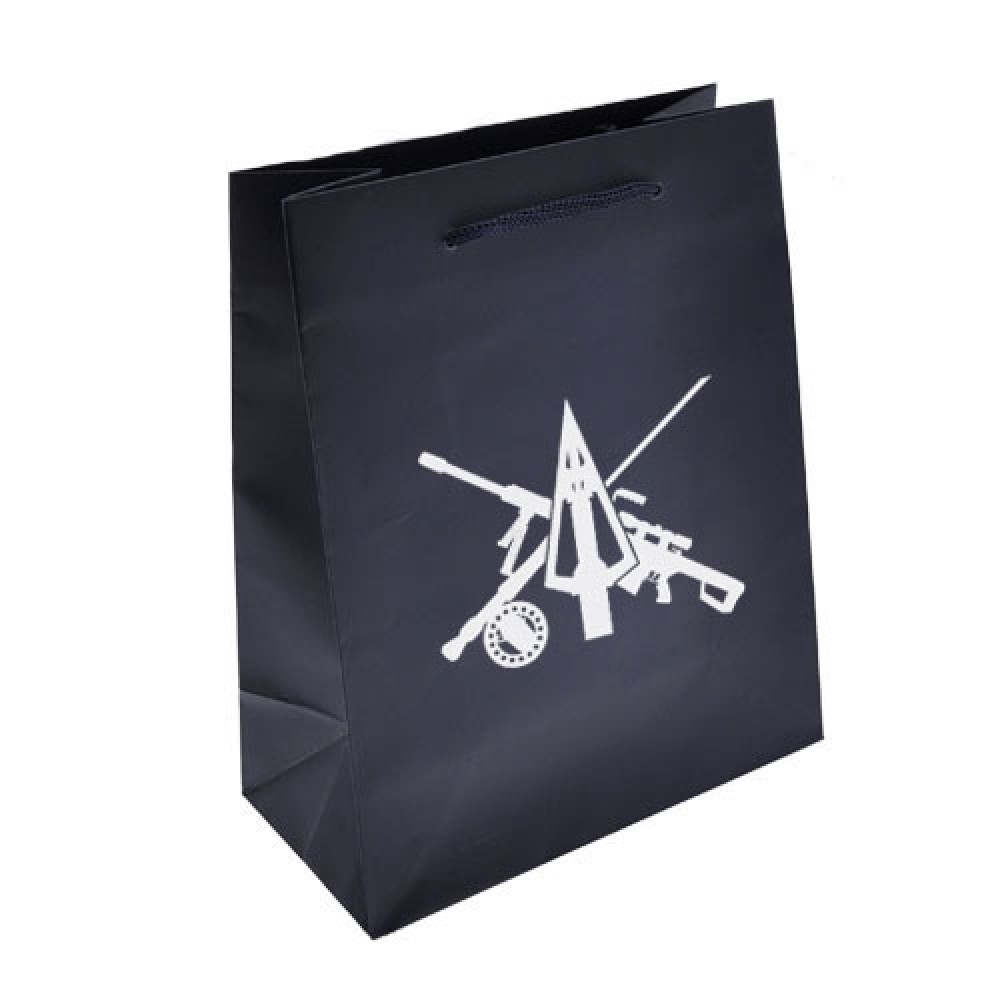 Ink Imprinted Matte Eurotote Bag (8"x4"x10") (Navy Blue) Custom Imprinted Ink Imprinted Matte Eurotote Bag (8"x4"x10") (Navy Blue) Custom Imprinted