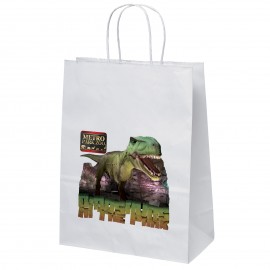 Custom Printed Jenny White Shopper Bag (ColorVista)