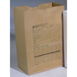 Custom Printed White Kraft Paper 1/6 Barrel Bag 12"x7"x17")