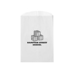 Custom Imprinted Unlined Paper Gourmet Cookie, Candy, & Nut Bag (4 3/4"x6 3/4") - Flexo Ink