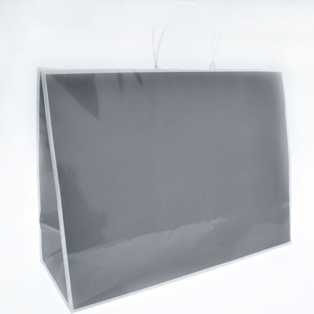 Logo Imprinted Large Sophie Eurotote Shopping Bag (16"x6"x12") (Slate Gray) Logo Imprinted Large Sophie Eurotote Shopping Bag (16"x6"x12") (Slate Gray)