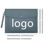 Custom Imprinted Leather Document Bag Tablet Pouch