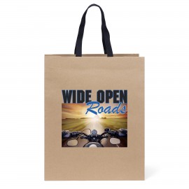 Custom Imprinted Eco Teak Cotton Twill-Handle Eco Eurototes (ColoVista)  Custom Imprinted Eco Teak Cotton Twill-Handle Eco Eurototes (ColoVista)