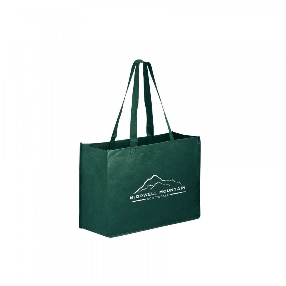 Custom Imprinted Non-Woven Reusable Tote Bag (16"x6"x12")