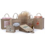 Custom Imprinted Jute Shopping Bags Color Sensations