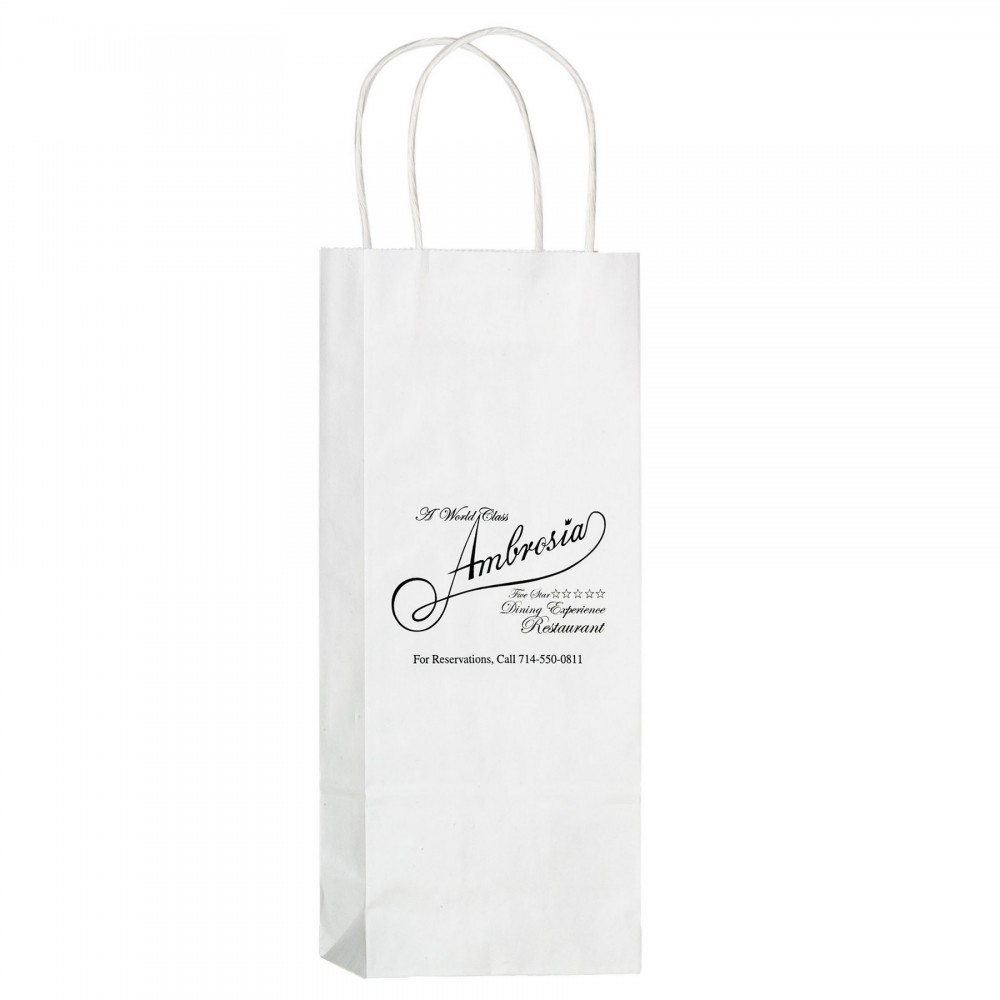 Logo Imprinted Paper Shopping Bags