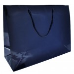 Custom Imprinted Colored High Gloss Eurotote Bag (16"x6"x12") (Navy)