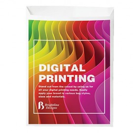 Logo Imprinted Digital Full Color Paper Bags (7"x10")