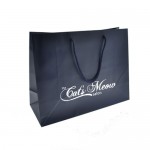 Custom Printed Ink Printed Matte Finish Eurotote Bag (13"x5"x10") (Navy Blue)