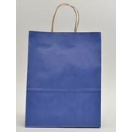 Custom Printed Solid Tint on Kraft Parade Blue Bag (10"x5"x13")