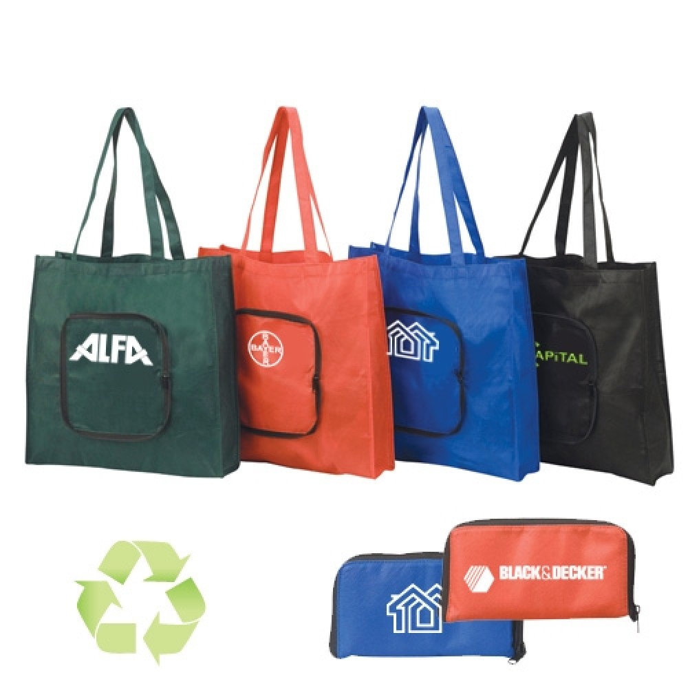 ECO Non Woven Foldable Shopping Tote Bag Custom Printed ECO Non Woven Foldable Shopping Tote Bag Custom Printed