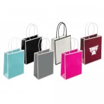 Custom Printed Medium Sophie Eurotote Shopping Bag (10"x4"x10") (Tan Kraft)