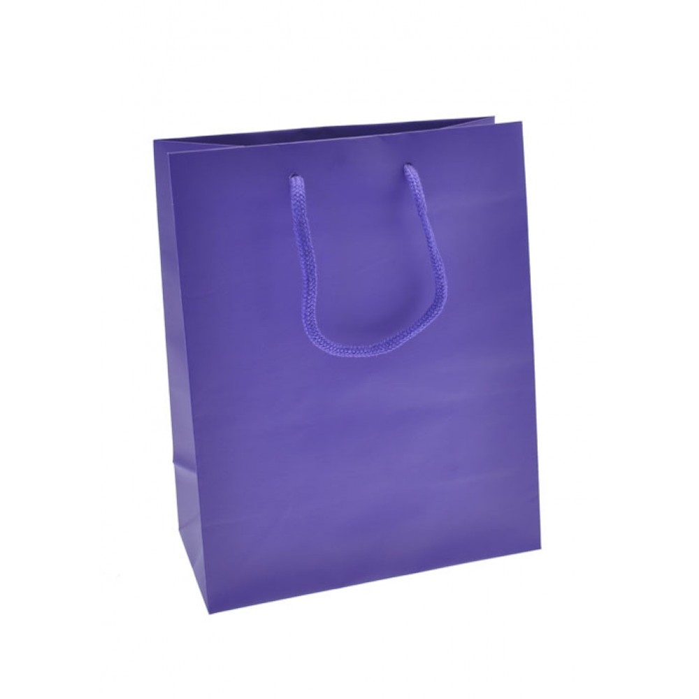 Custom Imprinted Euro Tint Tote Bag (8"x4"x10") (Grape) Custom Imprinted Euro Tint Tote Bag (8"x4"x10") (Grape)