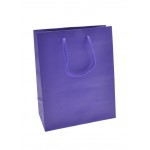 Custom Imprinted Euro Tint Tote Bag (8"x4"x10") (Grape)