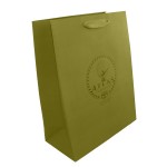 Custom Printed Premium Cotton Twill Handle Eurototes (10"x5"x13") (Hot Stamped) (Aruba Green)