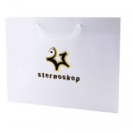 Logo Imprinted 210GSM Kraft Bag(11.8x5.9x11.8'')