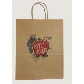 Dark Kraft Paper Shopping Bag (10"x5"x13") Custom Imprinted  Dark Kraft Paper Shopping Bag (10"x5"x13") Custom Imprinted