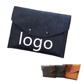 Logo Imprinted Retro Felt Document Bag Envelope Holder  Logo Imprinted Retro Felt Document Bag Envelope Holder