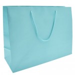 Euro Tint Tote Bag (16"x6"x12") (Robins Egg Blue) Custom Printed