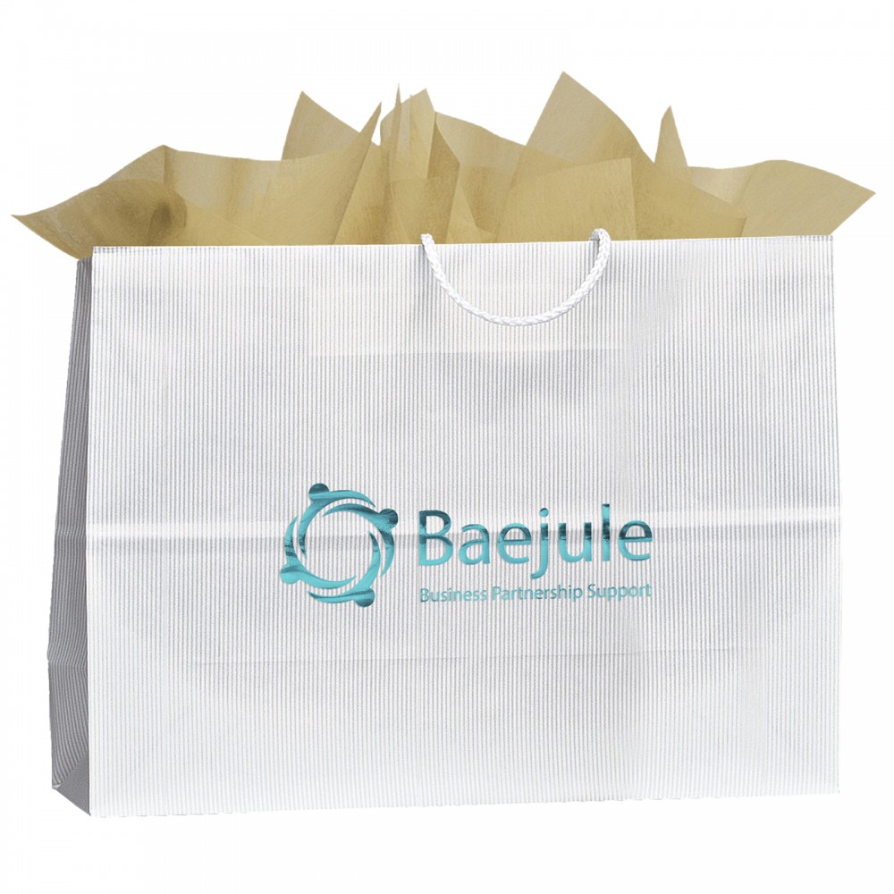 Vegas Uptown Shopper Bag (Foil) Custom Printed Vegas Uptown Shopper Bag (Foil) Custom Printed